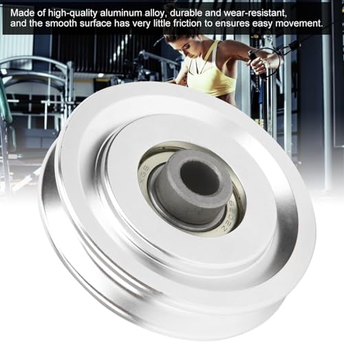 Aluminium Alloy Pulley Wheel, Strength Training Exercise Hardware Fitness Equipment Accessories for Home Gym Equipment Exercise Machine Pulldown Attachments - size: Diameter 70mm