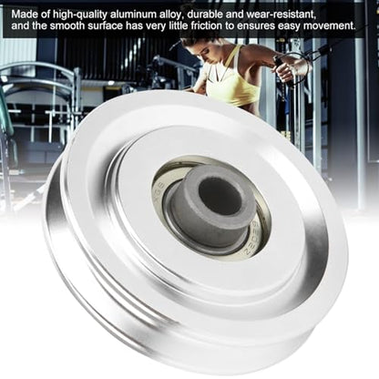 Aluminium Alloy Pulley Wheel, Strength Training Exercise Hardware Fitness Equipment Accessories for Home Gym Equipment Exercise Machine Pulldown Attachments - size: Diameter 70mm