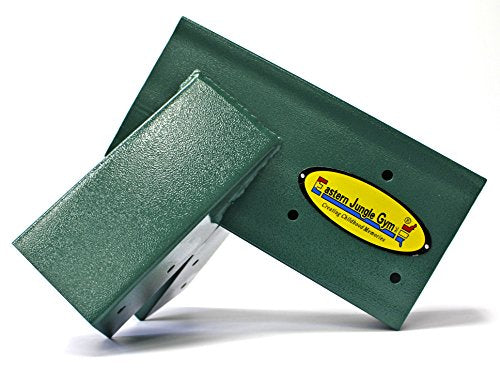 Eastern Jungle Gym Easy 1-2-3 A-Frame Swing Set Bracket, Green | Heavy Duty Swingset Bracket for Easy, Simple Installation | DIY Swing Set Part to Build Playground Sets for Backyards - style: A-Frame Swing Set Bracket