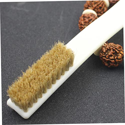 2Pcs Bouldering Brush Sturdy Handle and Coarse Boar Hair Bristles for Rock Climbing and Chalk Cleaning Sturdy Stone Cleaning Tool for Climbing Sports