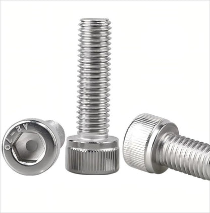 1/4-20x1-3/4 Socket Head Cap Screws Bolts, 304 Stainless Steel 18-8, Allen Socket Hex Drive, Full Thread, Bright Finish, Pack of 10 - size: 1/4-20x1-3/4(10)