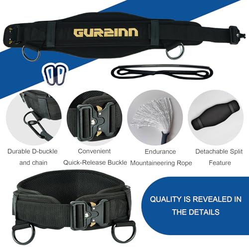 Weight Lifting Belt Gym Fitness with Quick Locking, Dip Belt with rope, Weighted Pull Up Belt for Gym Fitness Powerlifting Squat - color: Black, size: Larger