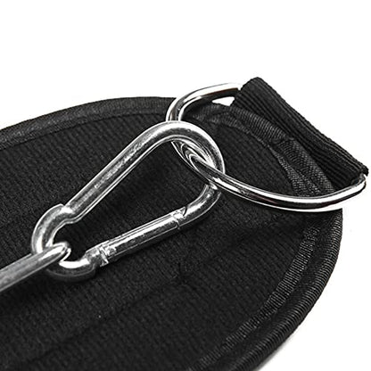 Dipping Belt with Chain 89CM Adjustable Heavy Duty Steel Lifting Chain for Pull Ups, Weightlifting, Powerlifting, Bodybuilding Workouts, Weighted Parallel Dips Strength Tested Up to 50kg