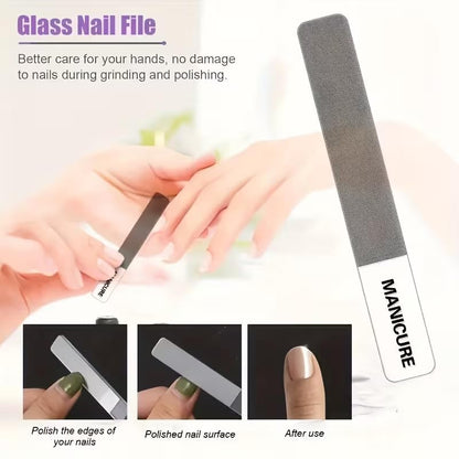 16 pcs Stainless Steel Nail Care Tools Grooming Kit with Luxurious Travel Leather Case for Thick Nails Men Women Gift,Manicure Set Professional NailClippers Pedicure Kit,Sharp Nail Scissor(Purple)