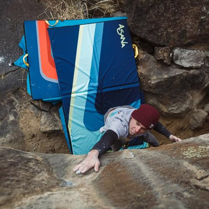 Asana VersaPad - Revolutionary Supplemental Bouldering Crash Pad - Sit Start Bouldering Mat, Climbing Crash Pad Gap Cover, Sport Mat & Essential Bouldering Gear - style: Lux