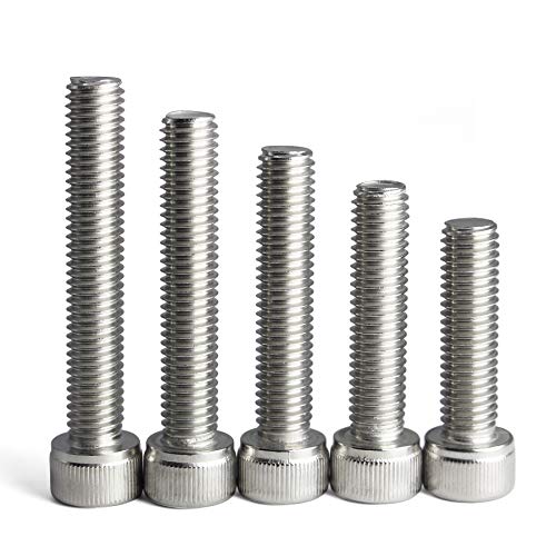 M6 x 20/25/ 30/35/ 40mm Socket Head Screws M6 Bolts 304 Stainless Steel Machine Metric Hex Socket Screw, 50PCS - size: M6 x 20/25/30/35/40mm