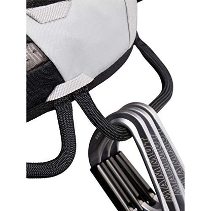 Mammut Ophir 3 Slide Climbing Harness for Men – Adjustable, Lightweight, and Durable Gear for Rock, Gym, and Sport Climbing - size: Small, style: Black/Marble