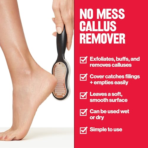 Revlon Callus Remover, Foot File for Wet or Dry Skin, Pedicure Tools,Gently Removed Callus and Dead Skin, Easy to Use (Pack of 1)