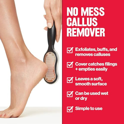 Revlon Callus Remover, Foot File for Wet or Dry Skin, Pedicure Tools,Gently Removed Callus and Dead Skin, Easy to Use (Pack of 1)