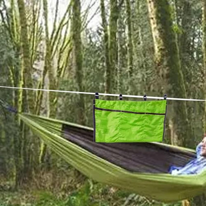 Baoblaze Camping Hanging Pouch Sundries Holder Accessories Lightweight Equipment Foldable Debris Bag Organizer for Climbing Traveling, Light Green