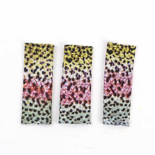 Fishing Finger Protector 3Pcs - color: colorful fish skin pattern