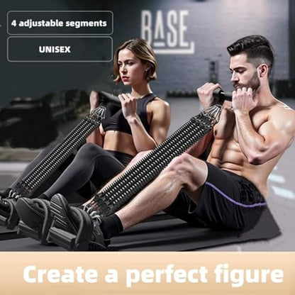 Resistance Bands for Exercise,6-Tube Elastic Yoga Pedal Puller Resistance Band, Natural Latex Tension Rope Fitness Equipment, for Abdomen/Waist/Arm/Leg Stretching Slimming Training - color: Purple-M