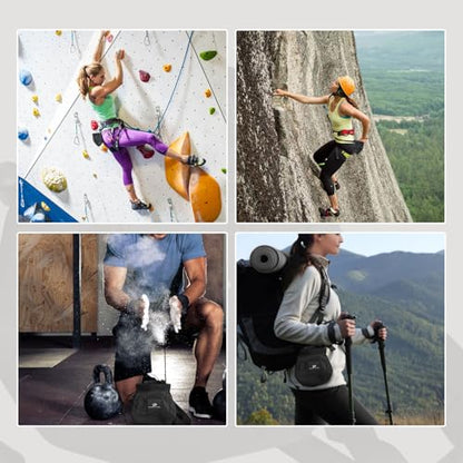 Chalk Bag for Rock Climbing & Bouldering: Outdoor Indoor Chalk Bag for Men & Women Climbing Equipment & Accessories