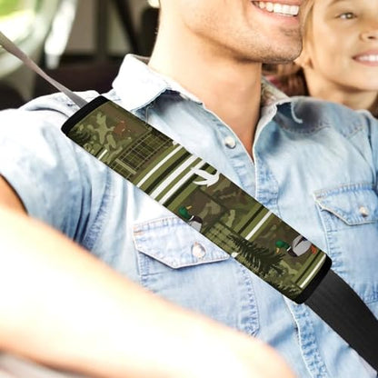 2 Piece Soft Padded Car Seat Belt Pad for Elderly Support, Stroller Pushchair High Chair, Wild Duck Mallard Ducks Shoulder Harness Cover, Shock Absorption - color: Pattern 1280