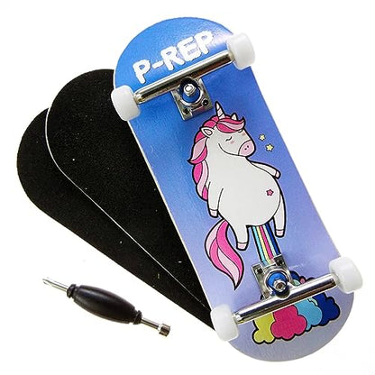P-REP V2 Performance Complete Wooden Fingerboard 34mm - Smell the Rainbow - color: Smell the Rainbow
