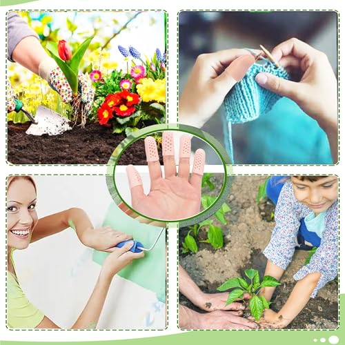 Gel Finger Cots,20 Pcs Silicone Finger Protectors Covers,Finger Caps Finger Sleeves Thumb Protector Bandage,Gel Finger Support Protector (20)
