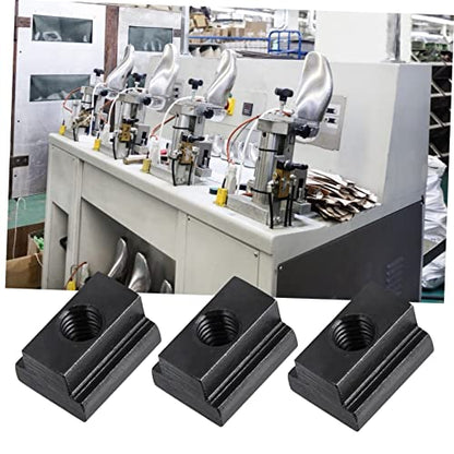 Mobestech 10pcs T-Type Sliding Nut Block M8 Steel Nuts for Furniture Cabinetry and Rock Climbing Holds