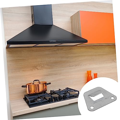 SHOWERORO 10pcs Stainless Steel Kitchen Hooks for Range Hood Triangle Hanging Boards Kitchen Accessories for Oil Suction Fans Easy to Install and