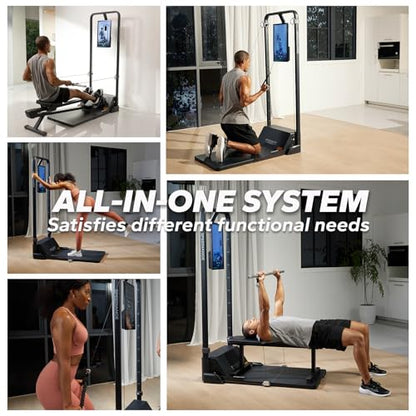 Speediance Gym Monster Smart Home Gym, Multifunctional Strength Training Machine, Smith Machine Power Cage Workout Station, Squat Rack Cable Machine, Full Body Fitness Equipment for Home Workout - style: Gym Monster Max