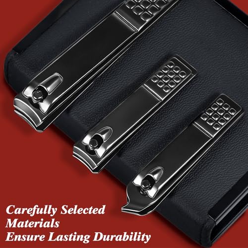 Manicure Set Men Personal Care Tools Accessories Professional Nail Clippers Pedicure Kit With Travel Case Nail Grooming Kit Gifts for Men Women