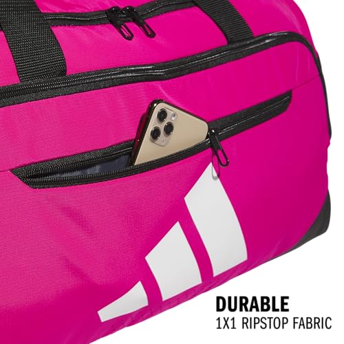 adidas Defender 5 Duffel Bag for Sports, Gym and Travel, Team Shock Pink 2, OSFA - color: Team Shock Pink 2/Medium 59L, style: Medium 59l
