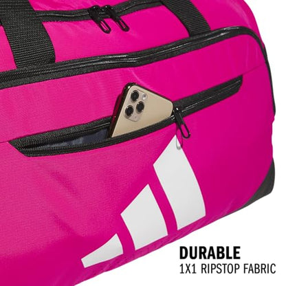 adidas Defender 5 Duffel Bag for Sports, Gym and Travel, Team Shock Pink 2, OSFA - color: Team Shock Pink 2/Medium 59L, style: Medium 59l