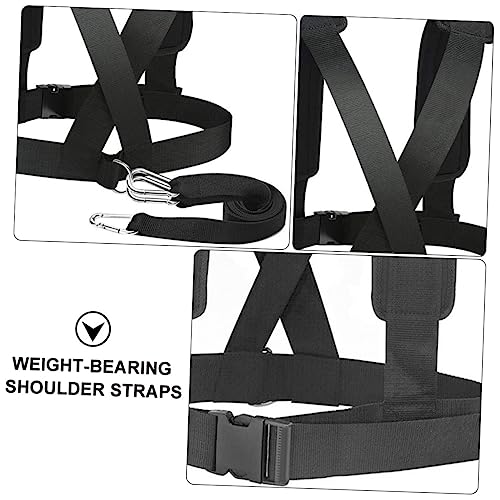 2pcs Resistance Training Padded Shoulder Straps for Weight-bearing Sled Pulling and Strength Training Lightweight and Portable Design for Outdoor Workouts