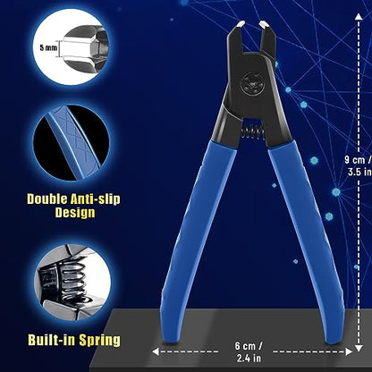 Professional Ultra Sharp Nail Clippers for Thick Finger & Toenails - Long Handle, Suitable for Men, Women & Seniors - size: blue
