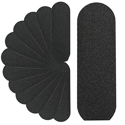 Stainless Steel Pedi File Refill, 80 Grit, Black - Pedicure Refill Pads - Foot Rasp Pad with Removable Glue,Size 5.2" L x 1.7" W, - size: 80 Grit