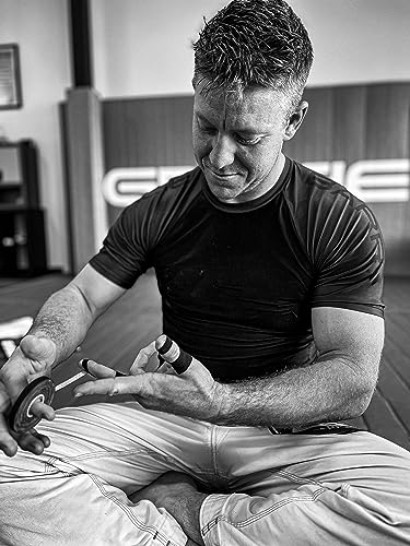Bighorn Athletics Pro Finger Tape + Tin, 0.3" x 45Ft, 8 Rolls, Black | Pro Series competition tape – 50% stronger than cotton. Residue-free, sweat-proof adhesive for Jiu Jitsu & hard training. - color: Black