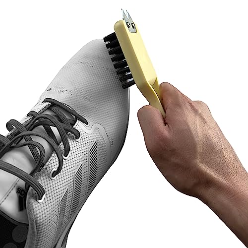 Proactive Sports Golf Valet 3-in-1 Brush w/Nylon Cleaning Bristles Shoehorn Handle and Spike Wrench