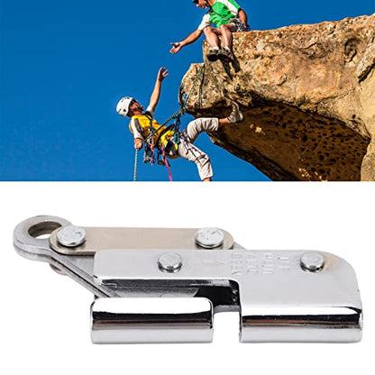 Fall Prevention Self Locking Device Built in Spring Multiple Function Rope Grab with Strong Loading Capacity Made by Alloy Steel for Rock Climbing