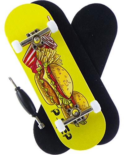 P-REP Starter Complete Wooden Fingerboard 30mm - Cheeseburger Cheeseburger