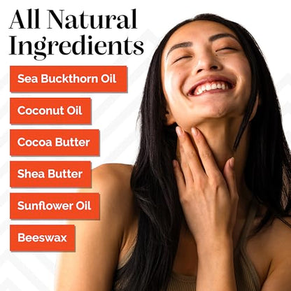 sibu Miracle Stick with Himalayan Sea Buckthorn, 2 ounces | Soothes dry skin, bug bites, sunburn, windburn and chafing. Large, long-lasting size.