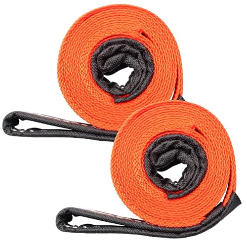 XSTRAP STANDARD 2PK 1"x6.5ft Lifting Sling Straps 2000 lb Vertical Capacity | 1600 lbs Choker / 4000 lbs Basket Capacity, 5:1 Safety Factor Polyester Web Slings for Rigging, Hoist, Tree Stump Removal - style: 2PK 1''x6.5ft