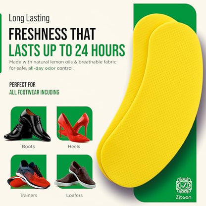 Natural Shoe Deodorant Stickers,Odor Remover Patches for Shoes & Slippers, Long-Lasting Fresh Scent, Eliminates Bad Smell, Easy to Use – 40 Count Pack - size: 40 Count (Pack of 1)