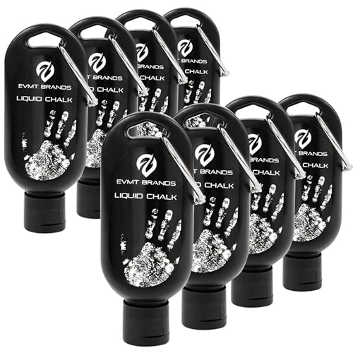Liquid Chalk, Mess Free Gym Chalk for Weightlifting, Gymnastics, Rock Climbing, Dancing. Sweat Resistant and Long Lasting for Stronger Grip. - color: A1-8pk Cl