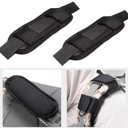 2 Pack Shoulder Strap Pads – Backpack, Camera, Guitar Straps Shoulder Pads – Lightweight, Breathable, Adjustable Fit for Comfort
