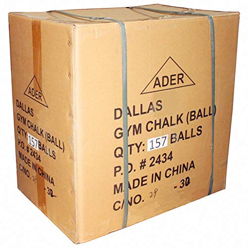 Ader Small Case Magnesium Carbonate Gym Chalk Ball 2 Lbs (6 Balls)
