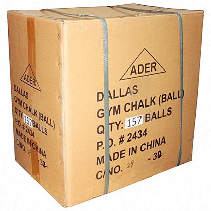 Ader Small Case Magnesium Carbonate Gym Chalk Ball 2 Lbs (6 Balls)