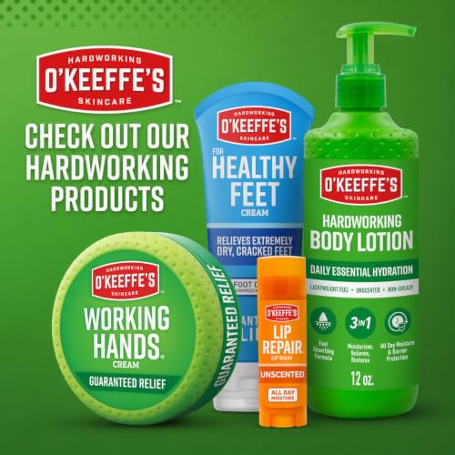 O'Keeffe's Working Hands Hand Cream for Extreme Dryness - 7 oz Tube (2 Pack) - Repairing Skincare for Cracked, Dry Hands - size: 7oz Tube, style: 2 Pack