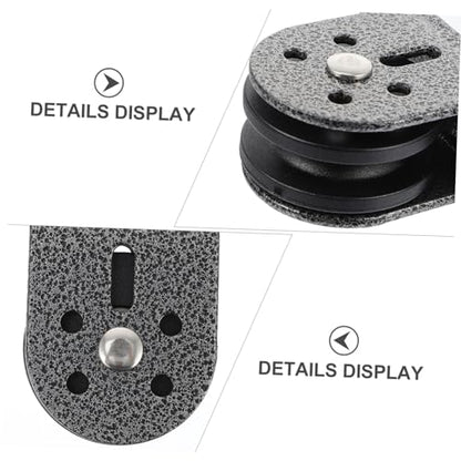 Exercise Pulley Wheel Fitness Bearing Pulley Smooth Rotation Reinforced Material Indoor/Outdoor Use
