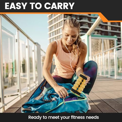 Wood Exercise Rip Stick Comfortable Slip Workout Liftstick with Adjustable Resistance Band Compact Upper Body Workout Rip Stick Band for Home Gym Use