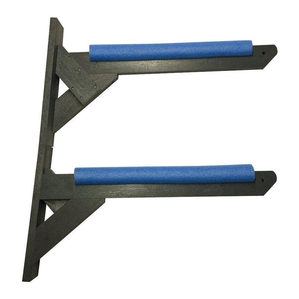ReRackiT - Outdoor or Indoor Wall Mounted Kayak Rack, SUP Rack, Canoe Rack - Stackable - size: 3 Rack - (For Kayaks/SUPs)
