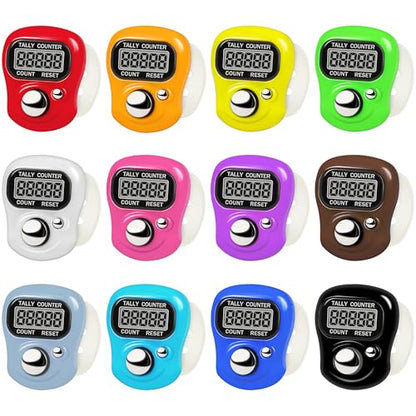 Electronic Finger Clicker Counter 5-Digit LCD Hand Tally Counter Clicker for Knitting, Lap, Goods Counting, Golf