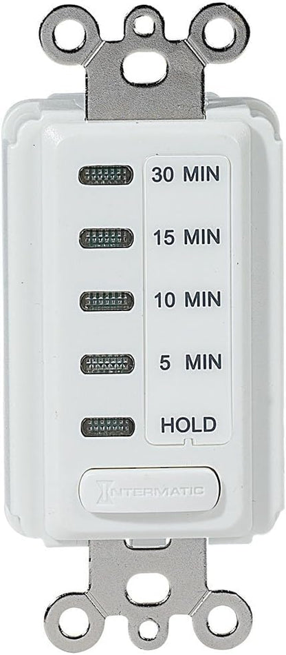 Intermatic EC200WK Electronic Countdown Timer - Efficient Control, Silent Operation, Versatile Applications - 5/10/15/30 Minute Countdown Timer