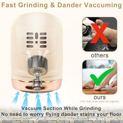 Electric Callus Remover for Feet, Portable Pedicure Kit Foot File Callus Remover, Rechargeable Waterproof Foot File for Foot Care Deadskin Remover with 9Head&LCD Display, Gold - style: Gold Electric Callus Remover +10in1+9 heads