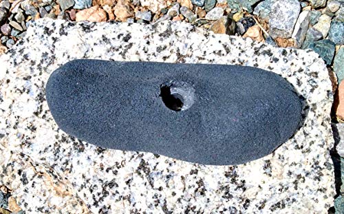 Large Pinch Polyurethane Bolt-On Rock Climbing Wall Hand Hold - color: black