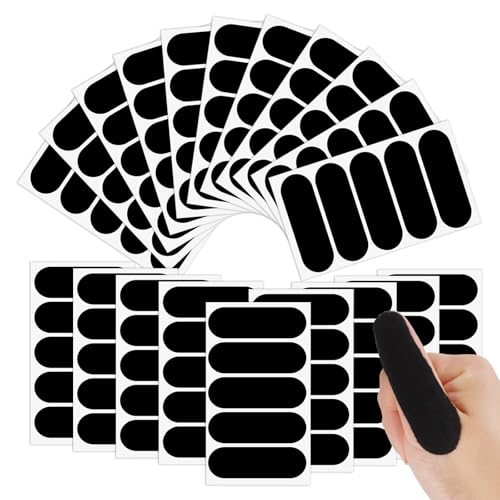 Guirnd Bowling Tape 100 PCS, Black Elastic Bowling Thumb Tape for Bowlers Exercise Sport, Sweat Absorbing Bowling Finger Tape for Women and Men, Finger Tape for Bowlers