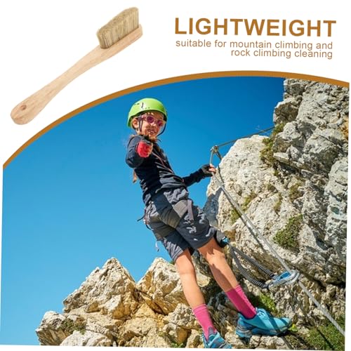 balacoo Thick Bristles Climbing Brush Boars Hair Bristles for Rock Climbing Bouldering Fitness Equipment Outdoor Indoor Use